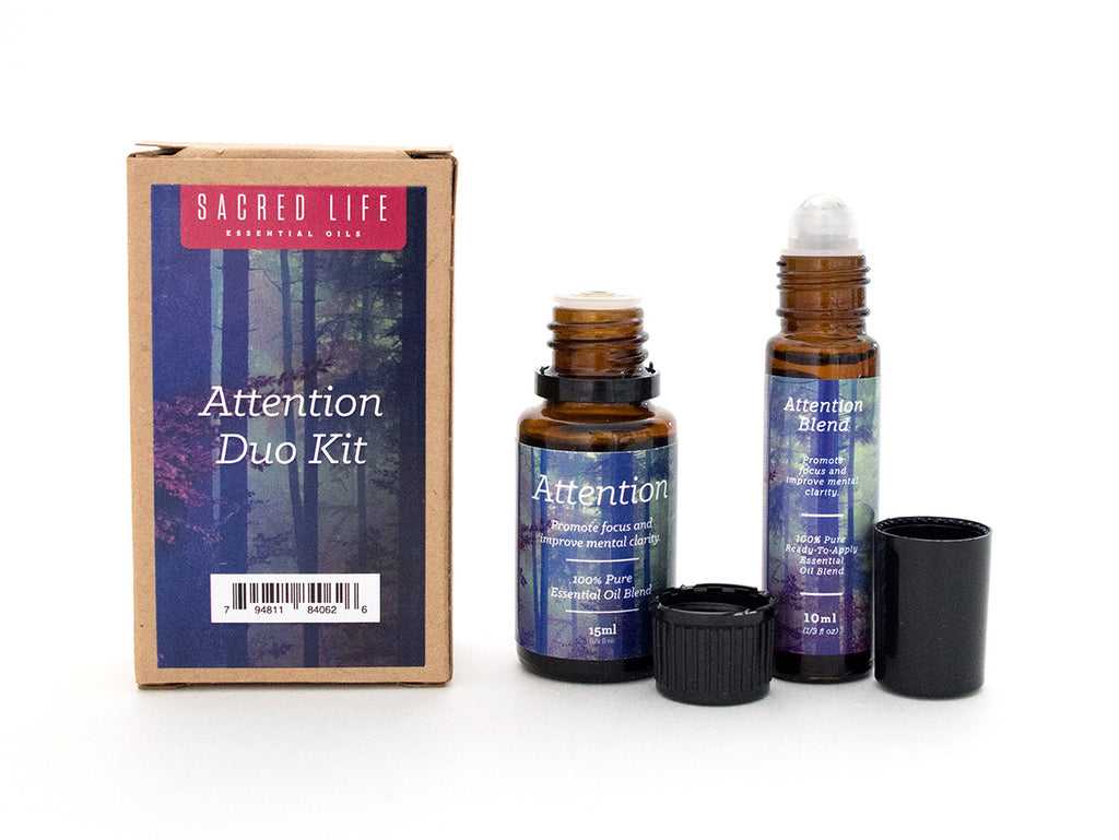 Attention Duo Kit - Attention Essential Oil Blend Kit