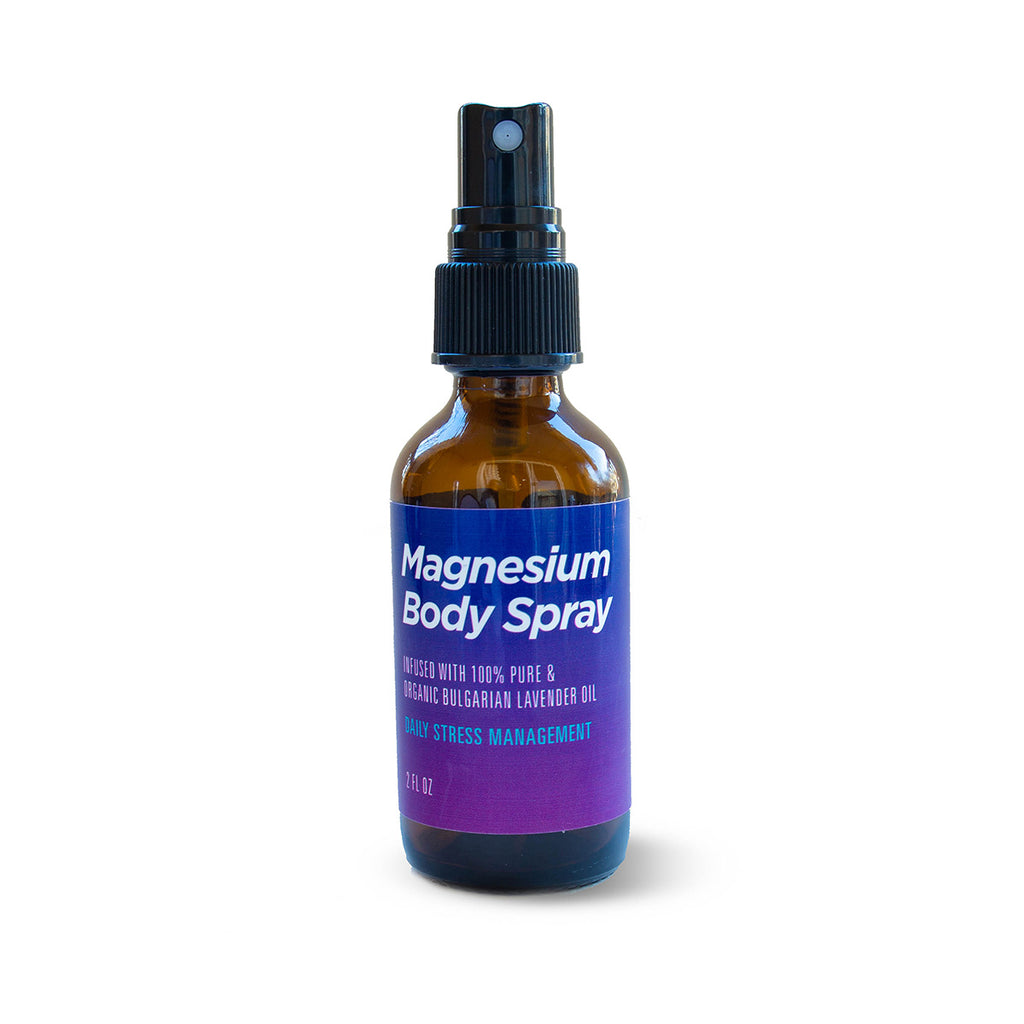 Magnesium Body Spray | Naturally Infused with 100% Pure Bulgarian Lavender Essential Oil
