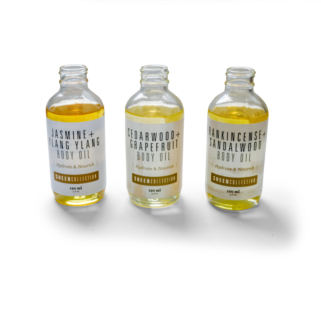 SHEEN Body Oil by Sacred Life | Complete 3-Pack